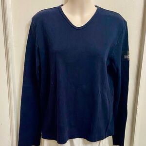 DKNY Jeans, Blue Pullover T-shirt Blouse (L)